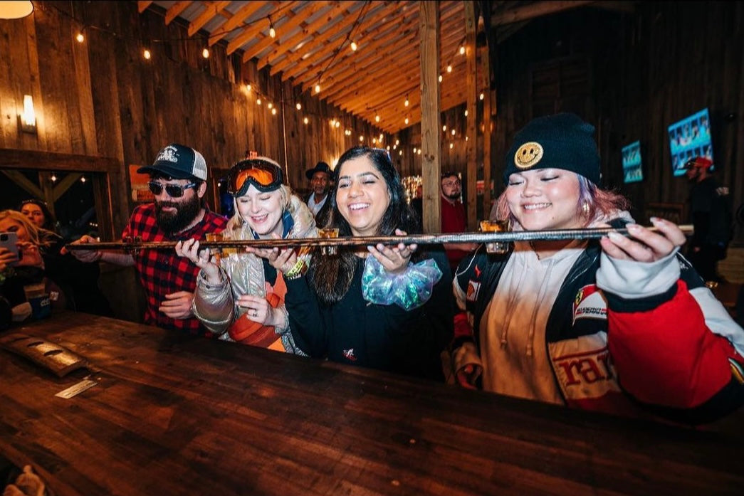 ski themed wedding gift
