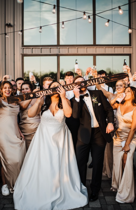 personalized shot ski wedding gift near me