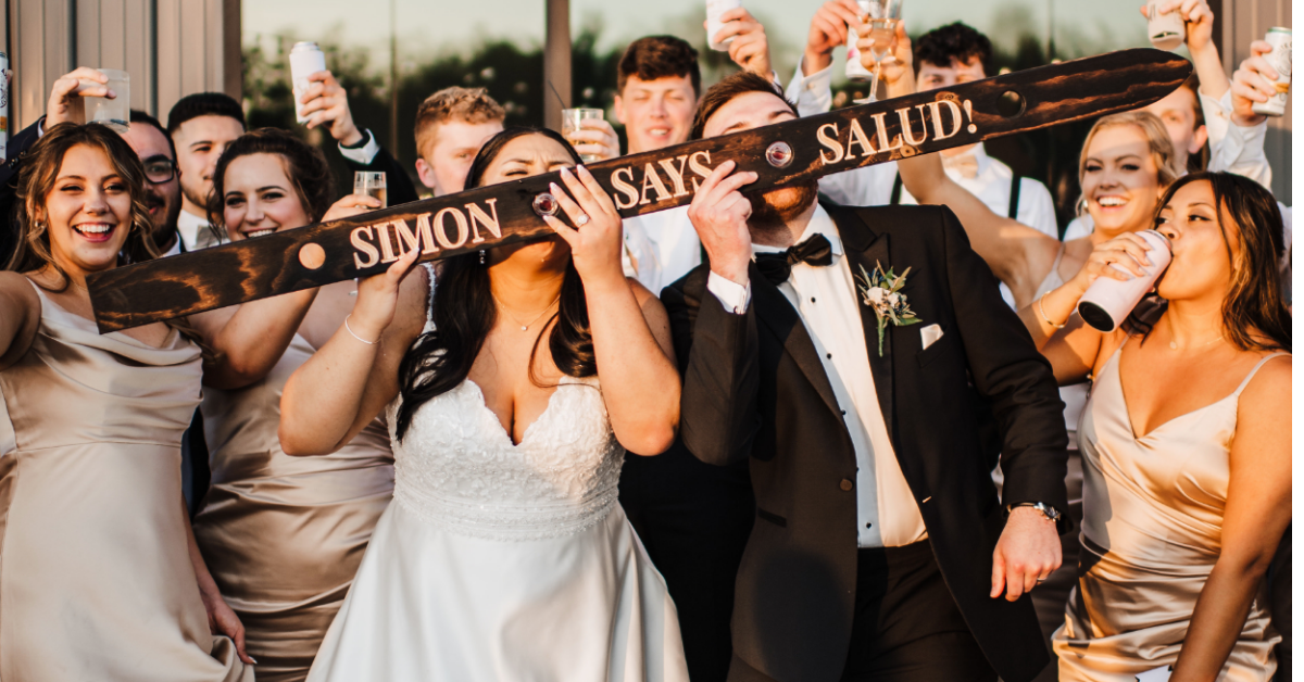 Custom Wedding Shot Skis
– THE Wedding Shot Ski