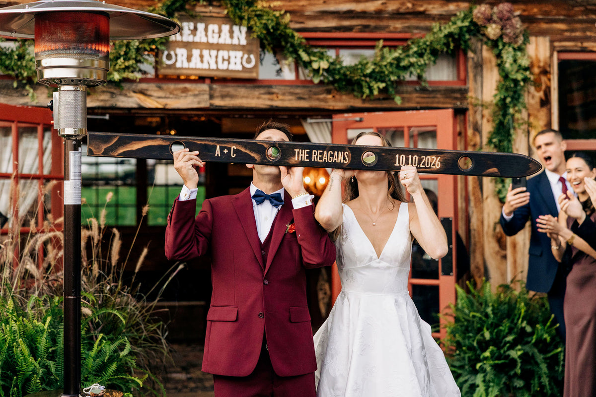 Large Wedding Shot Ski – Versatile Photo, Unity & Reception Accessory