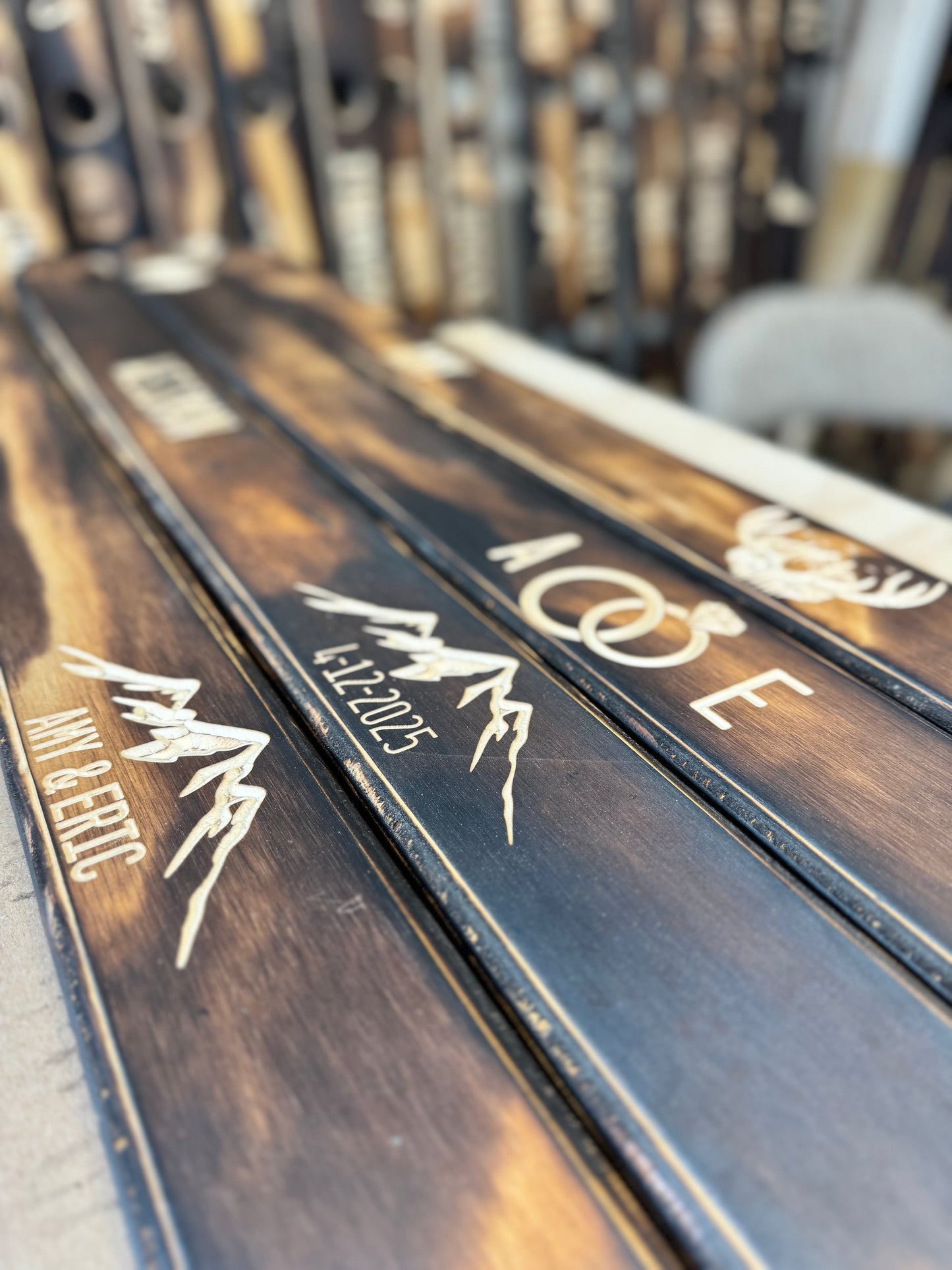 Custom Signing Board Ski - Without the Holes!