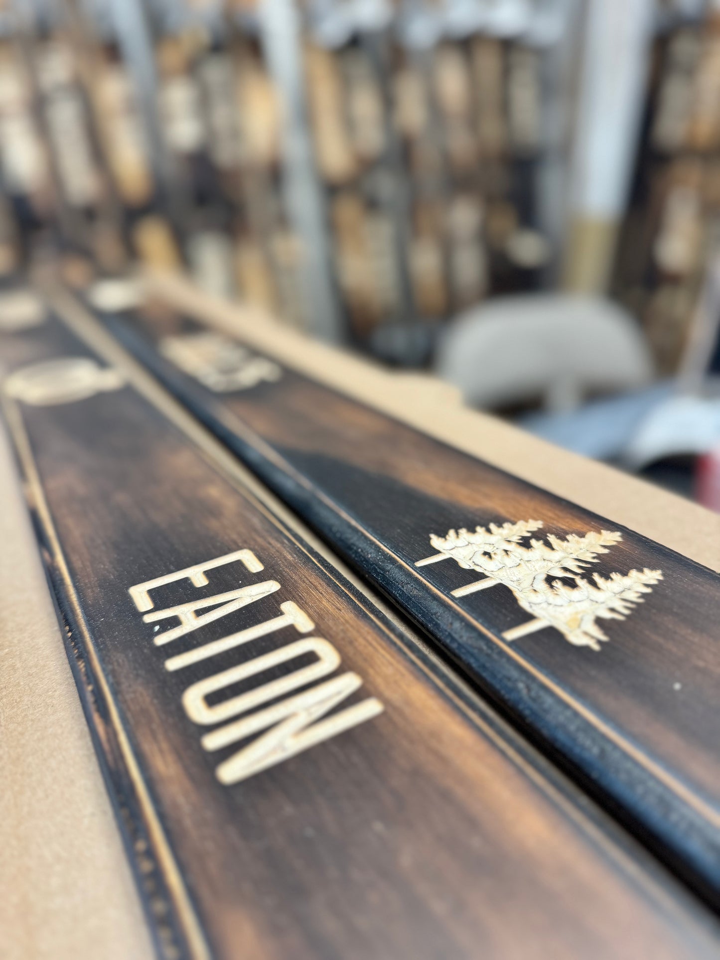 Custom Signing Board Ski - Without the Holes!