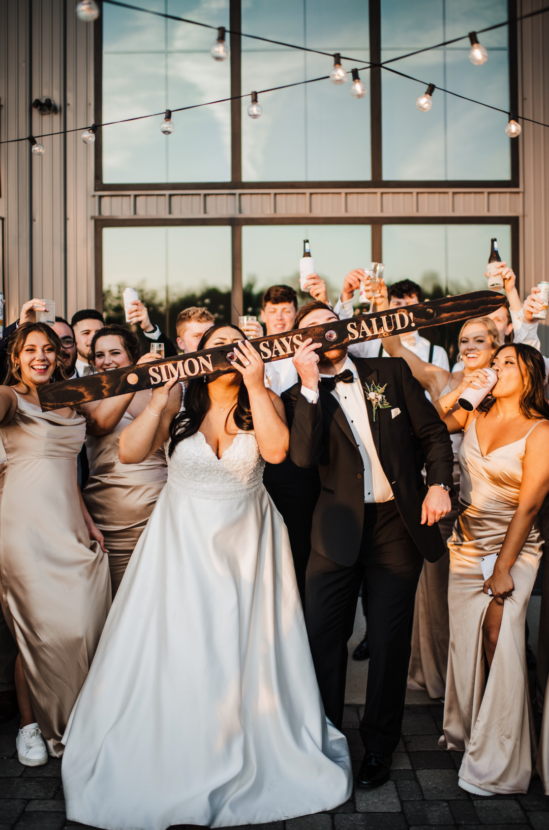 Our Custom Wedding Shotskis are ordered for weddings across the country! As seen on The Knot. 