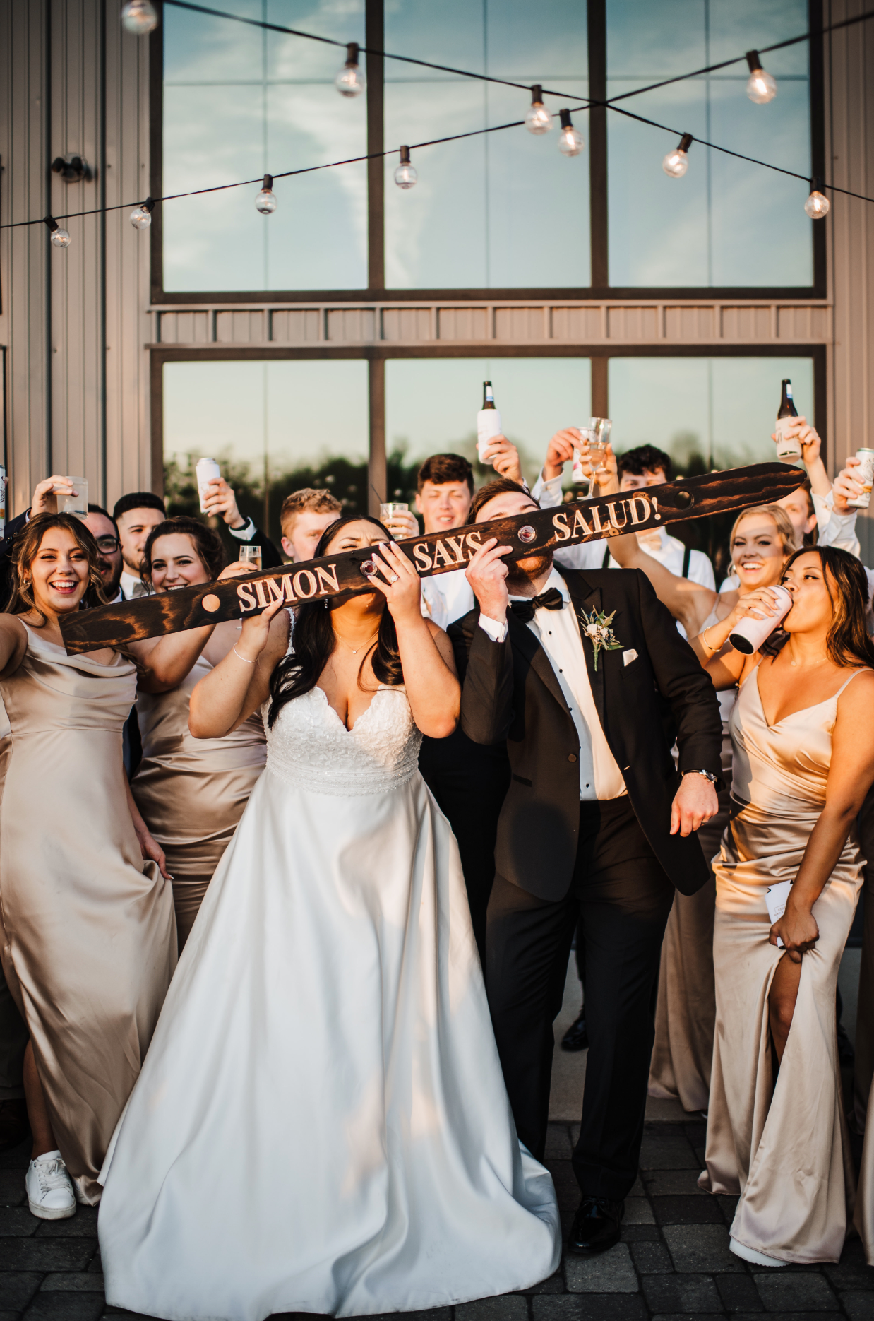 Large Wedding Shot Ski