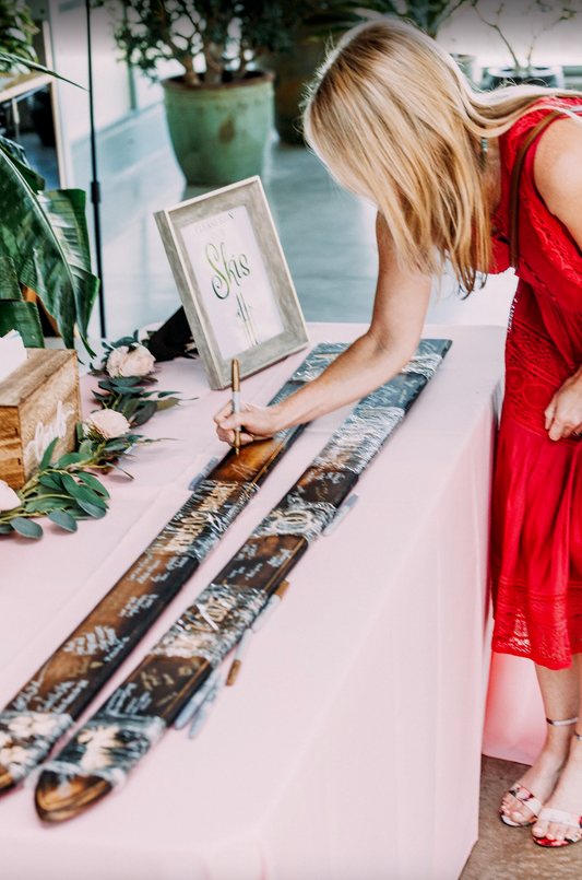 Custom Signing Board Ski - Without the Holes!