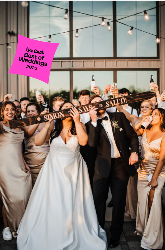 Large Wedding Shot Ski – Versatile Photo, Unity & Reception Accessory