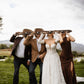 Large Wedding Shot Ski – Versatile Photo, Unity & Reception Accessory