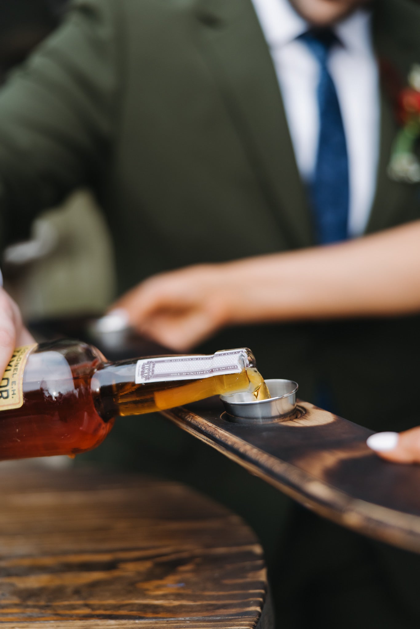 Mini Wedding Shot Ski – Versatile Photo, Unity & Reception Accessory